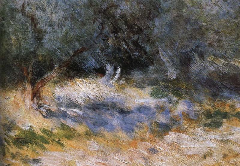 Pierre-Auguste Renoir Detail of Cliff oil painting picture